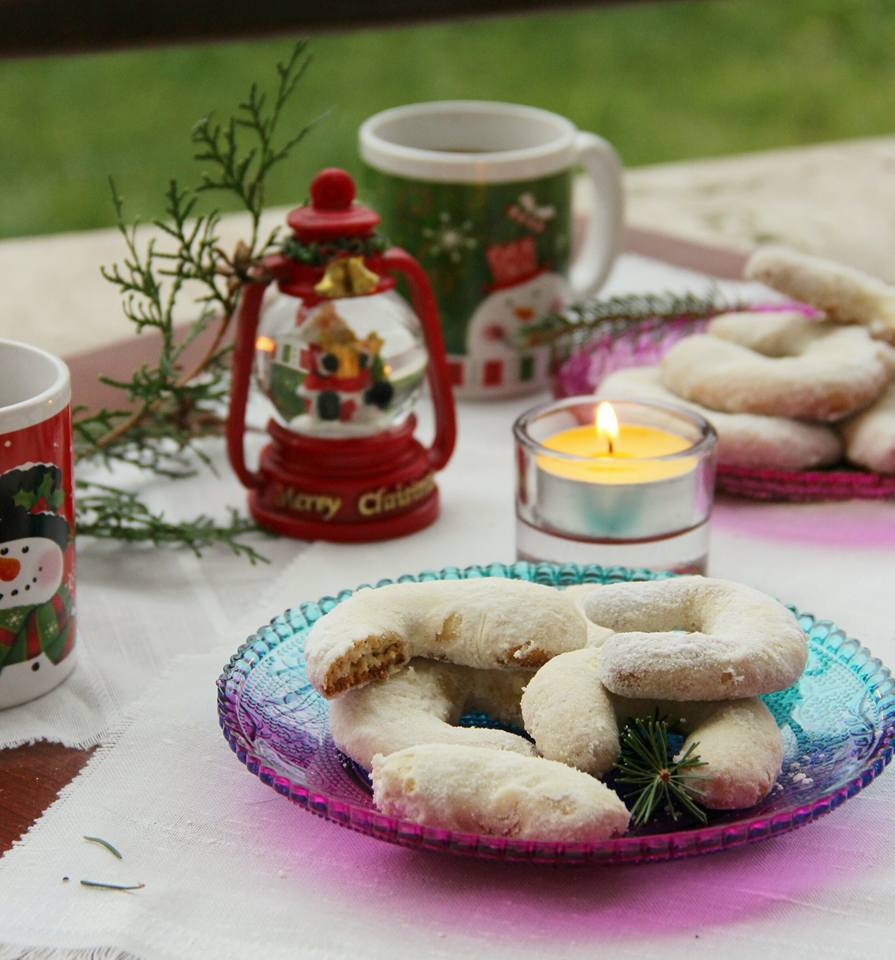 Biscoitos de baunilha (rolinhos)